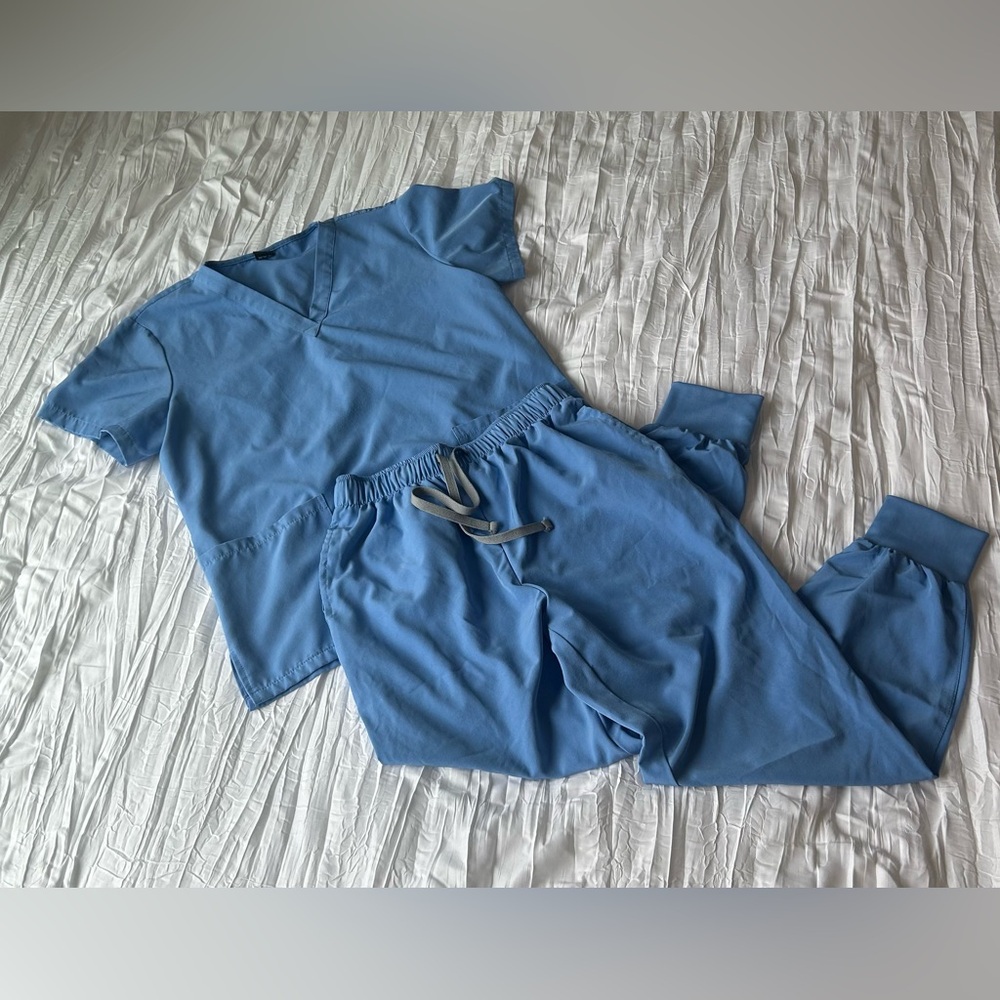 Ceil Blue Scrub Set